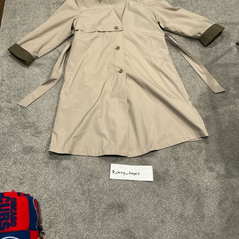 London Fog Tan Trench Coat‎